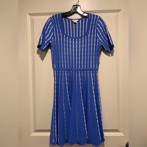 Blue Shoshanna fit and flare dress